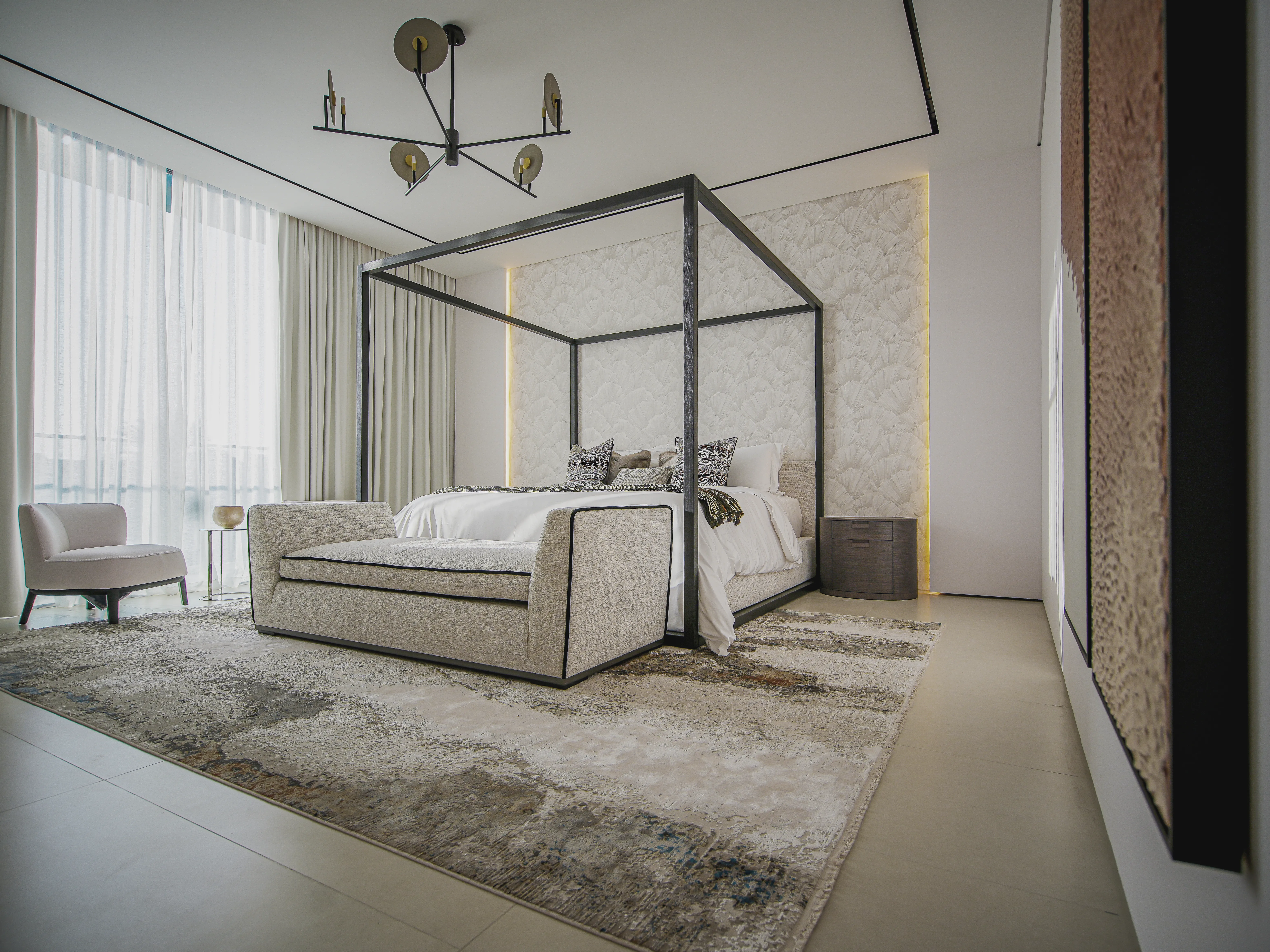 Carefully detailed residential space